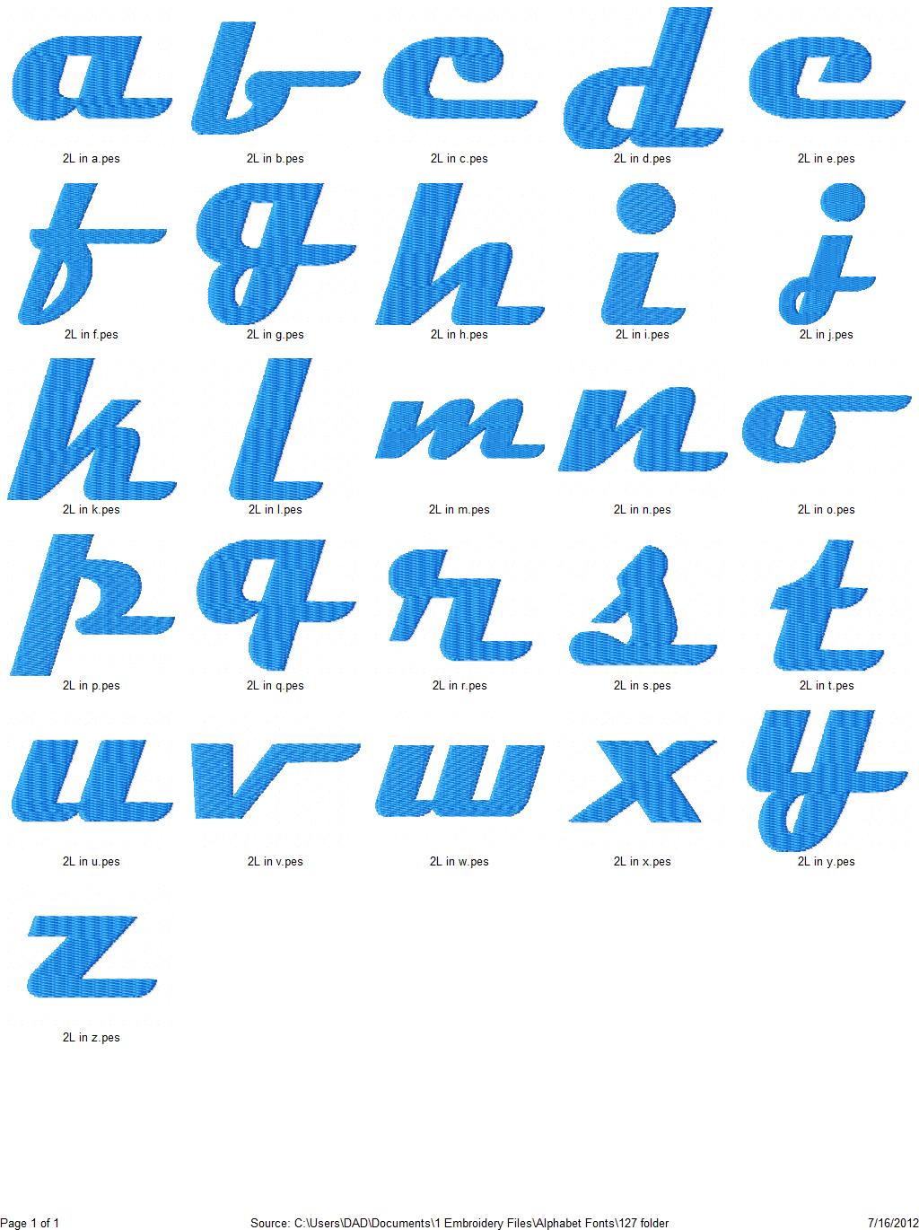 127 lowercase