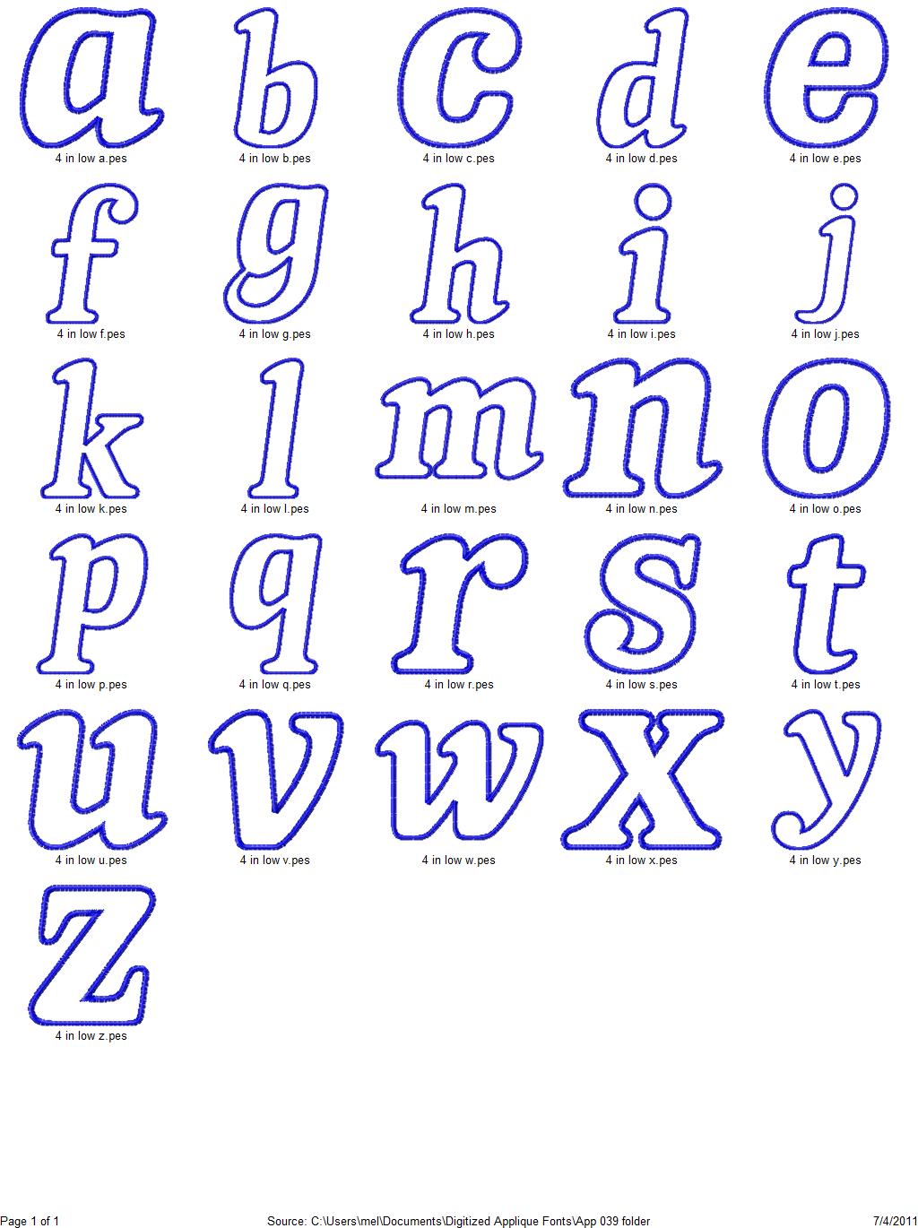 app 039 lowercase