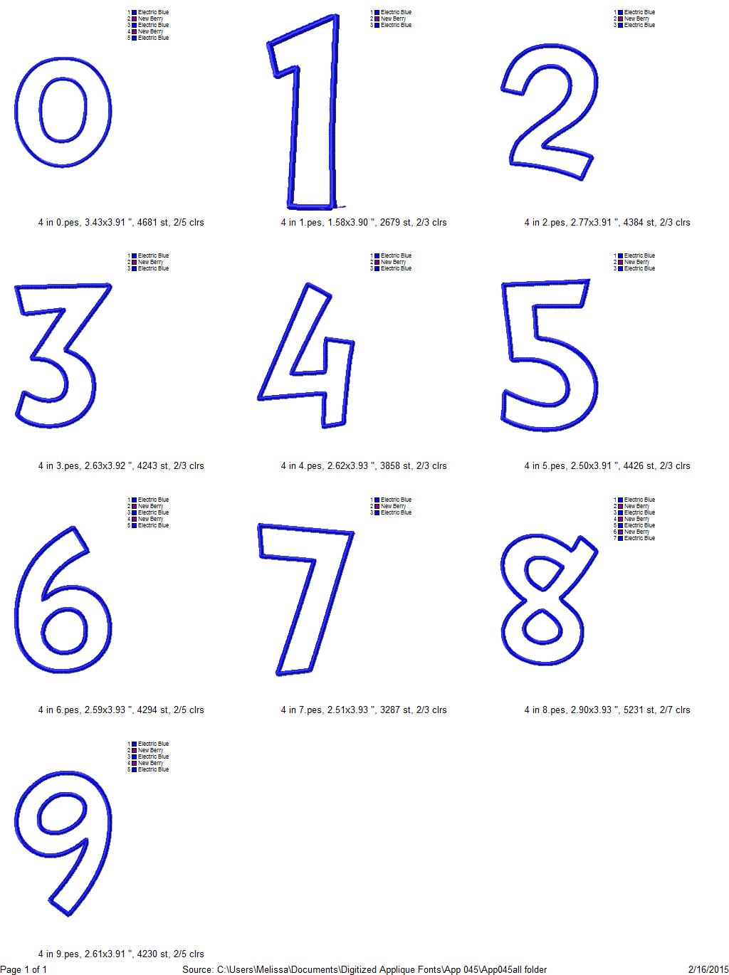 app45numbers