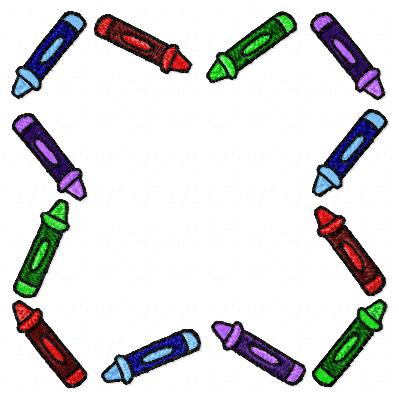 crayons galore frame