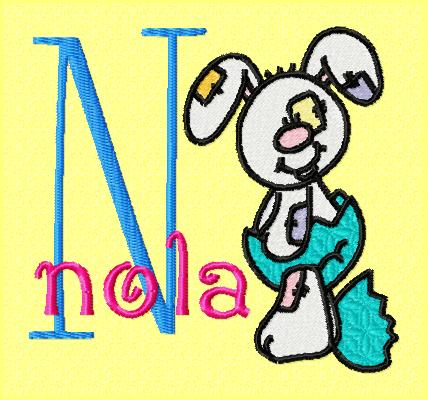 easter egg bunny example