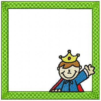prince in square frame