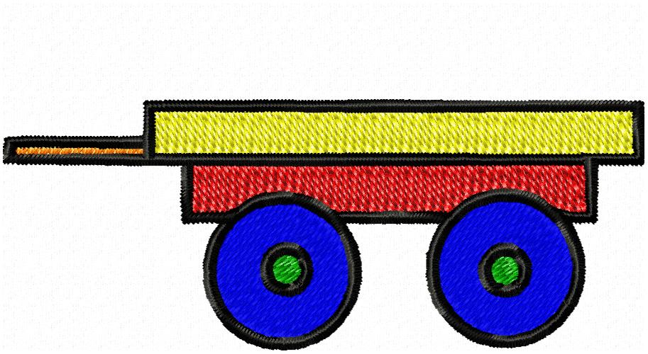 train blank car